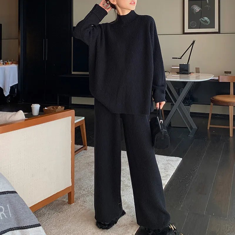 Das Alpine Rippstrick - Set - Weiß - Saint Doux